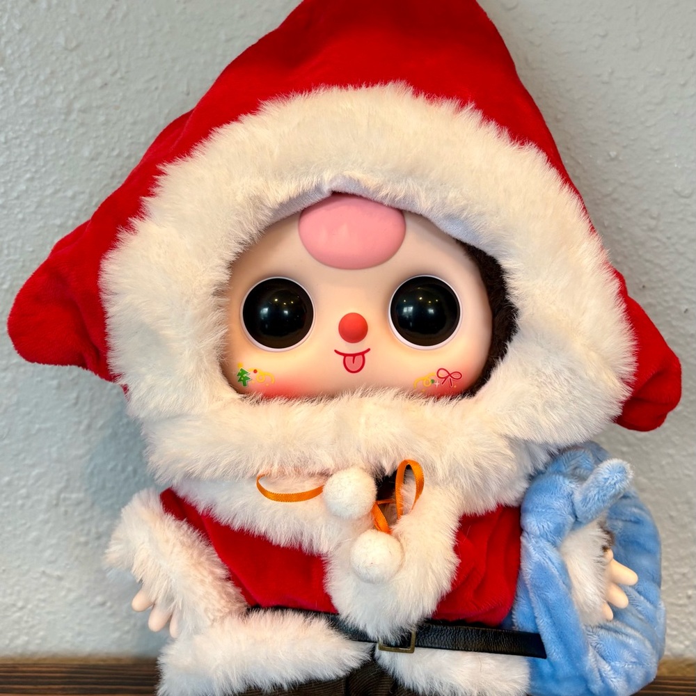 Baby Three BB3 400% Christmas Series Plush, Confirmed Santa Claus, no box